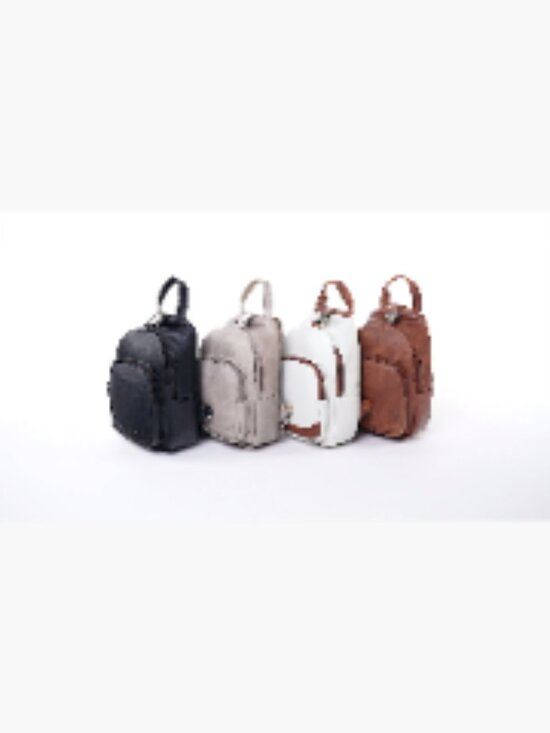 Convertible Sling Backpack Purse Crossbody Bag for Travel PU Leather Daypack main image 5